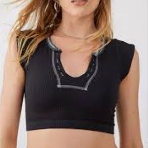 Black Urban Outfitters Go For Gold Top